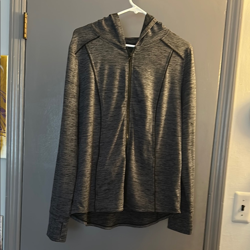 Xersion Gray Lightweight Hooded Jacket - image 1